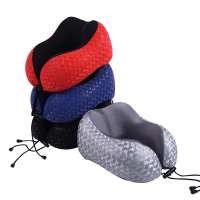 Water-Proof 3D Spandex PU Memory Foam U Shape Travel Neck Pillow