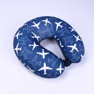 Customized Soft MicrobeadsTravel Scarf U-shape Neck Pillow