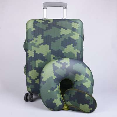 2020 Wholesale Custom Luggage Cover Suitcase Cover with Pillow and Eyemask